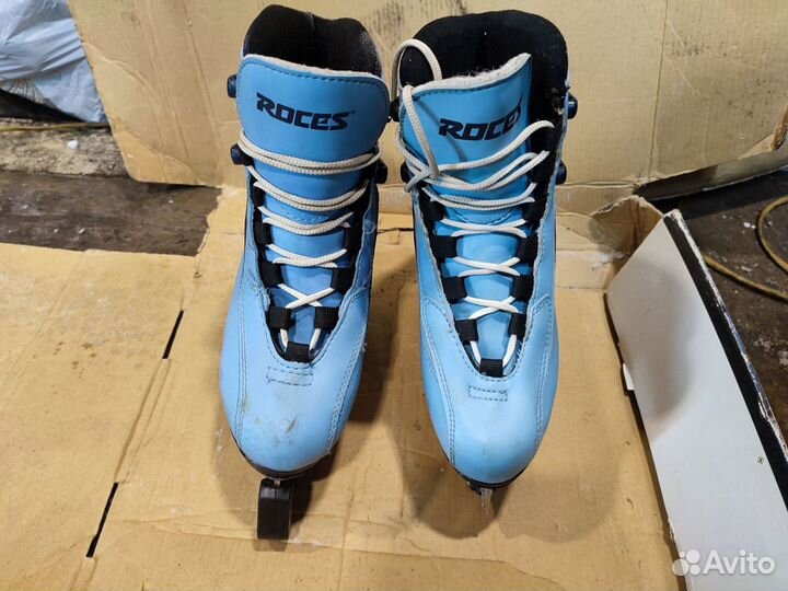 Коньки женские roces ice rfg1 blue