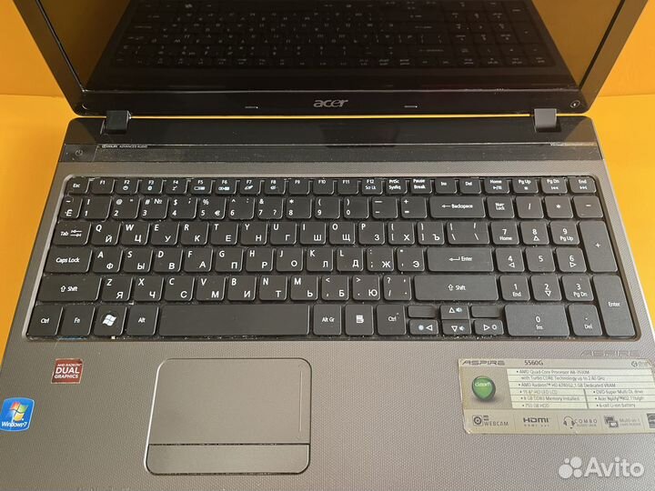 Acer aspire 5560G-8358G75Mnkk