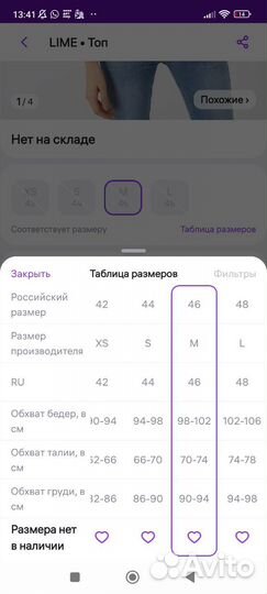Топ lime размер M