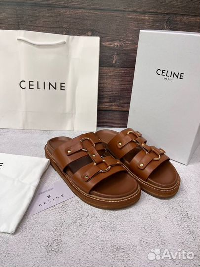 Шлепки женские celine