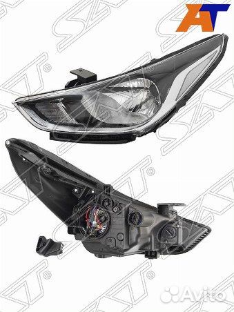 Фара hyundai accent/solaris 17