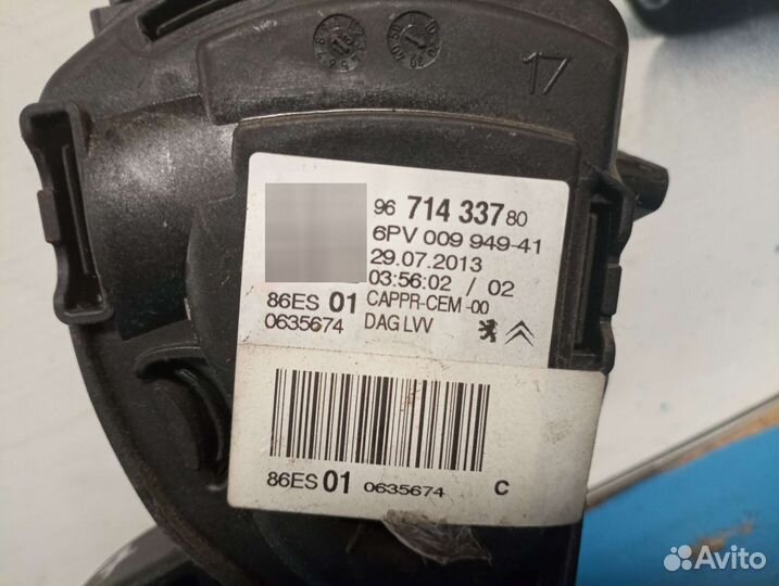 Педаль газа Citroen C4 B7