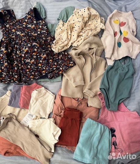 Детские вещи zara next пакетом