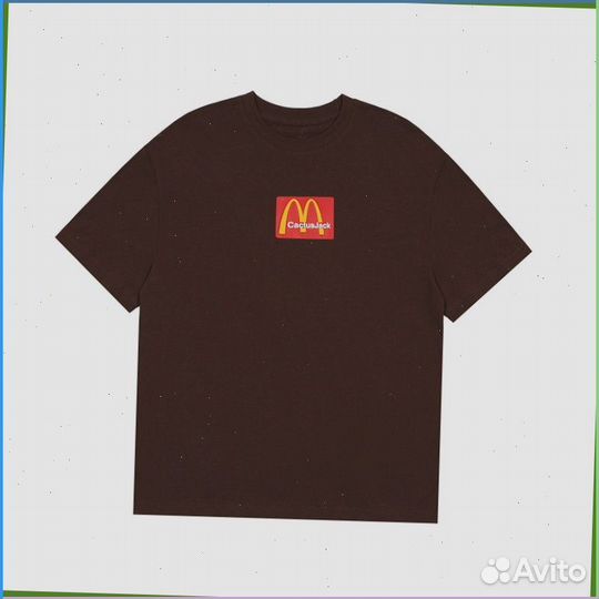 Футболка Cactus Jack McDonalds (все размеры s - xxl)