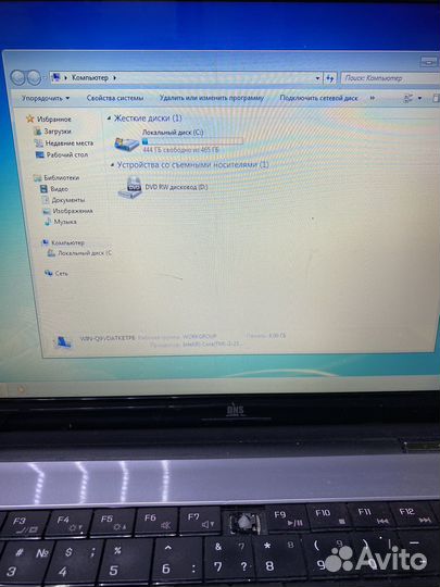 Ноутбук dns core i3, 4/500Gb