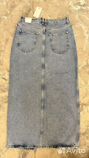 Джинсовая юбка mango