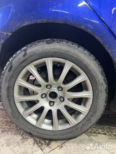 Литые диски r16 5 114 3 с резиной, 5 штук