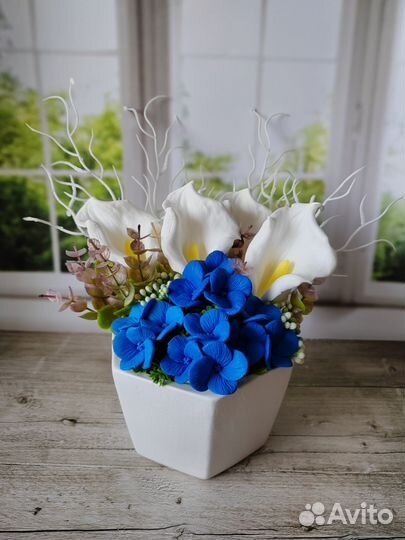 Композиция с гортензией