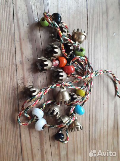 Колокольчики бронзовые.Нить 12 шт