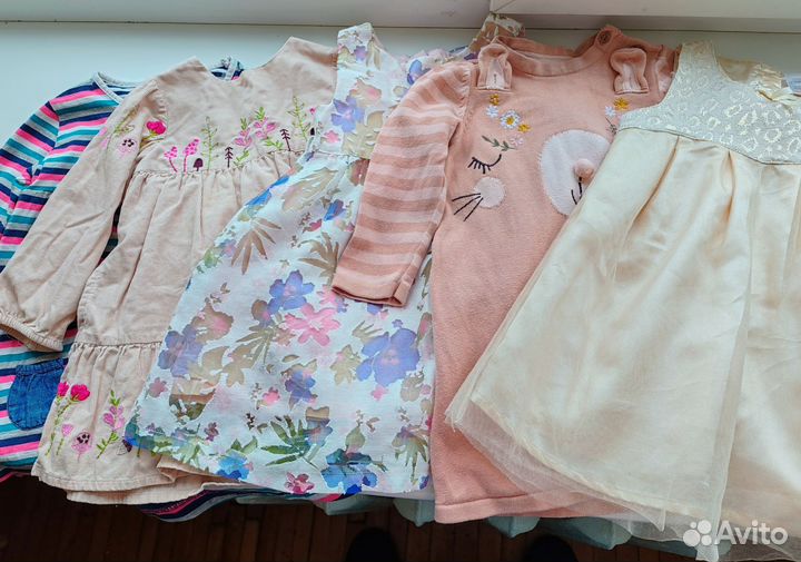 Нарядные платья на 1-2 года