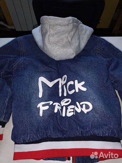 Джинсовая куртка утепленная