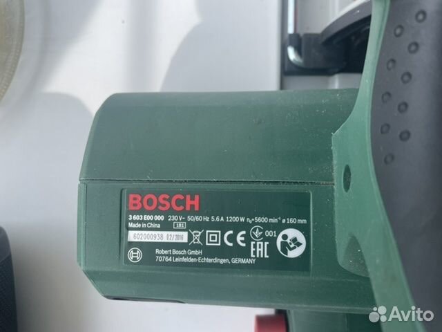 Ручная дисковая пила бу bosch PKS 55 1200w