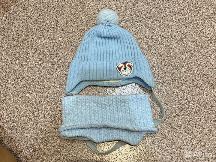 Шапка и снуд для мальчика