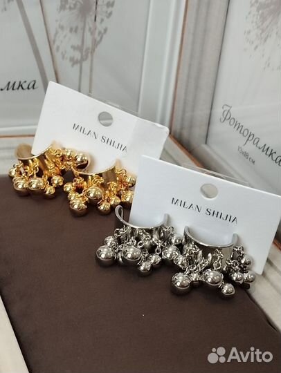 Крупные серьги