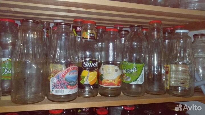 Бутылки стеклянные