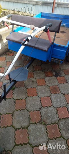 Мотоблок нева мб-23H PRO Двигатель honda и прицеп