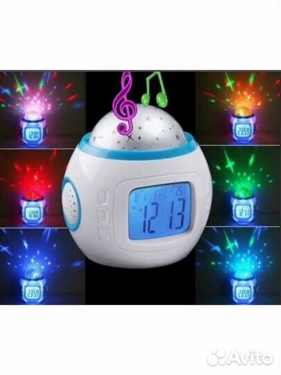 Часы-светильник Music And Starry Sky Calendar