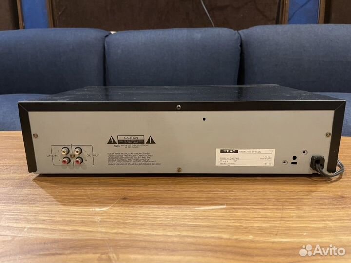 Teac W-460C doble cassete deck двухкассетная дека
