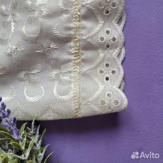 Крестильная рубашка для мальчика 80 - 86 см