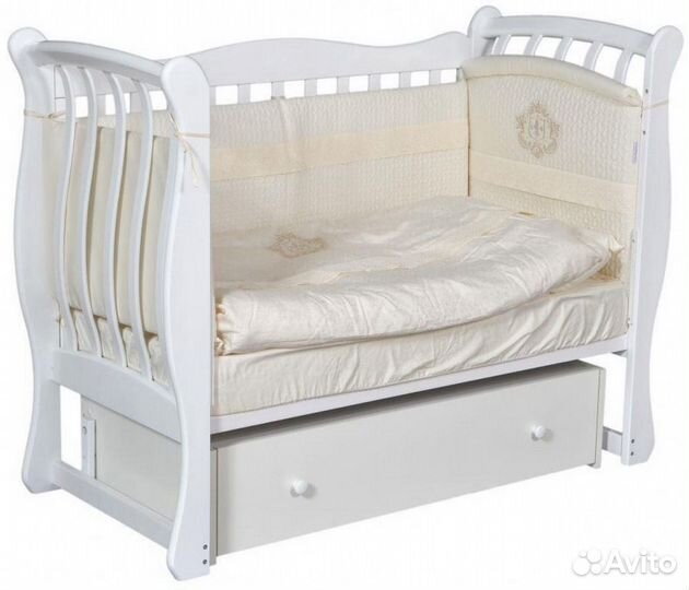 Детская кровать Luiza 3 белая