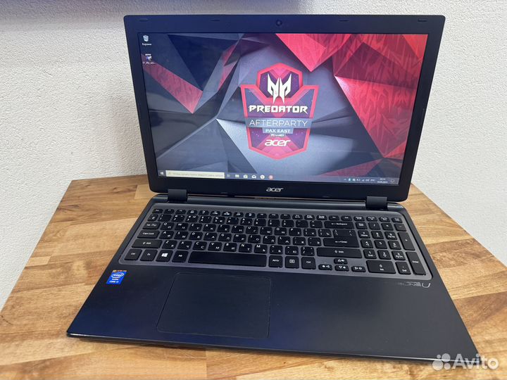 Супер тонкий Acer металл Core i3 6Gb SSD+HDD 500Gb