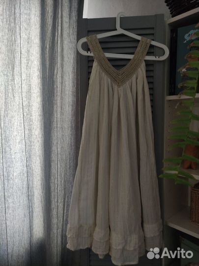 Пляжное платье, туника в греческом стиле 40-46