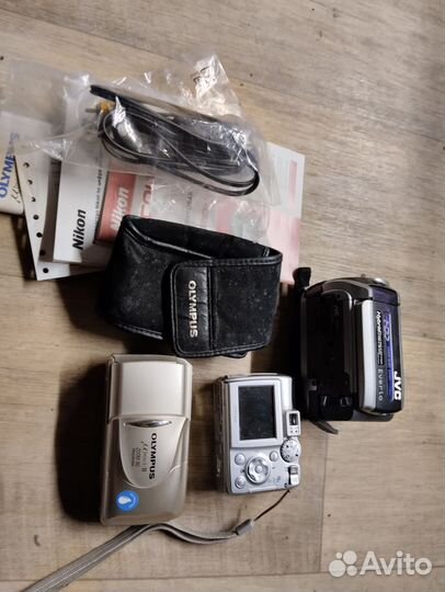 Фотоаппараты и видео камера лот