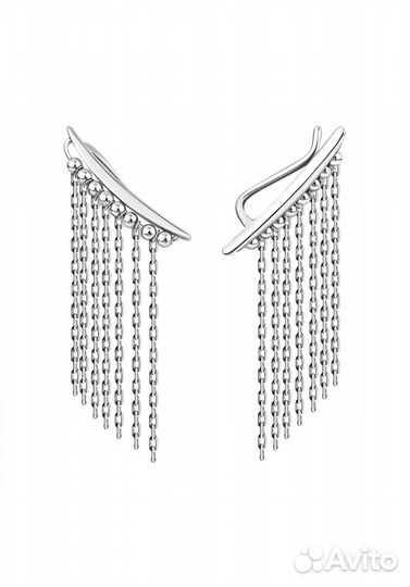 Серьги из серебра