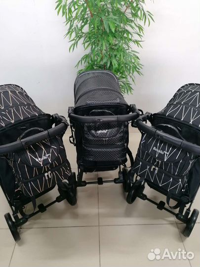 Новая коляска Baballo Future 2023/чёрный текстиль