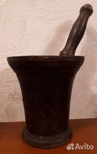 Ступка/пестик Чугун Касли Винтаж Антиквариат