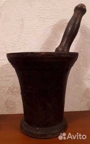 Ступка/пестик Чугун Касли Винтаж Антиквариат