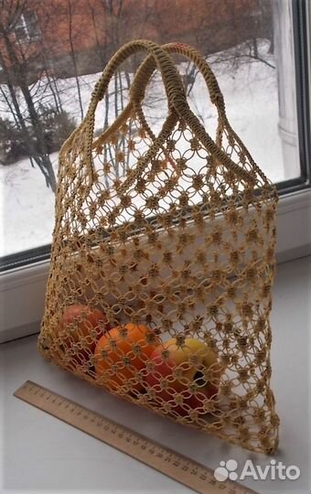 Сетка авоська плетёная СССР