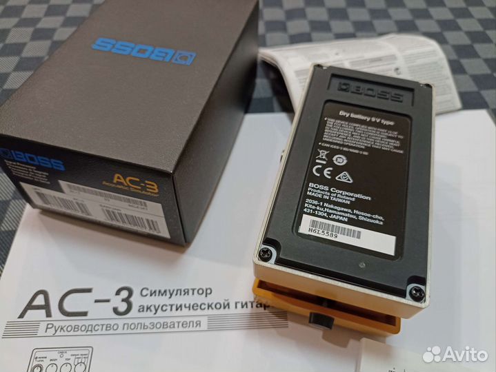 Гитарная педаль AC-3 Acoustic Simulator