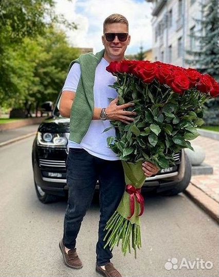 Высокие Розы Гиганты Доставка Круглосуточно