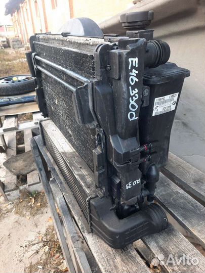 Касета радиаторов с бмв е46 330d m57tu