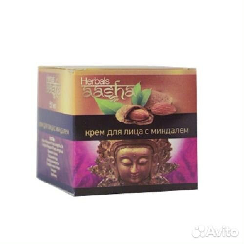 Крем для лица с Миндалем Ааша
