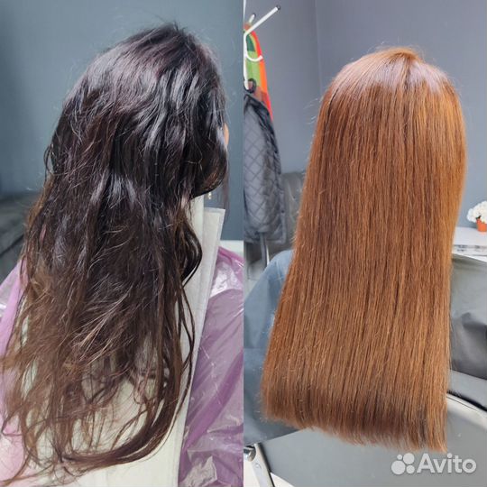 Окрашивание волос любой сложности
