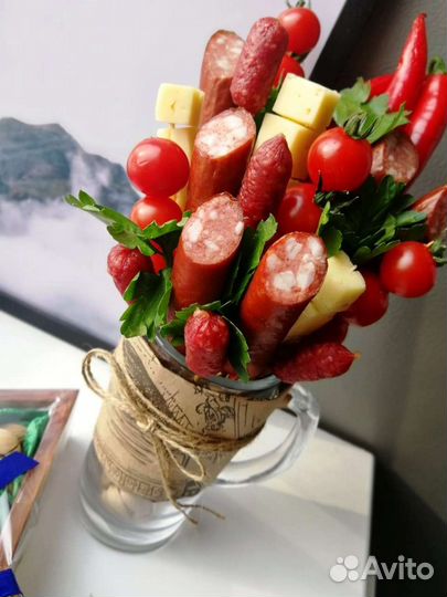 Съедобные букеты для мужчин