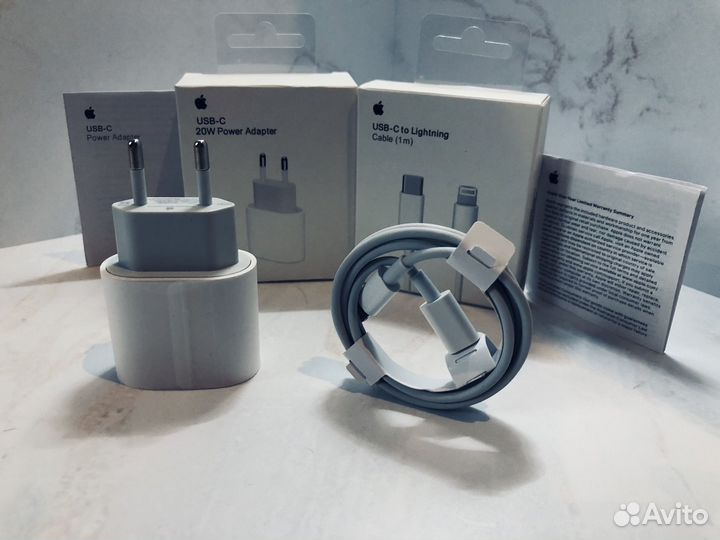 Блок питания Apple + Lighting