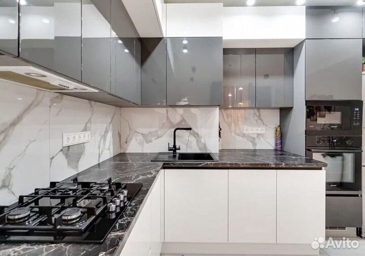 Кухня Белая по индивидуальному заказу