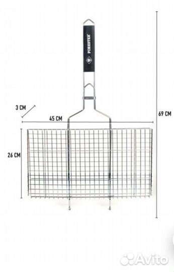 Решëтка-гриль forester BQ-N02