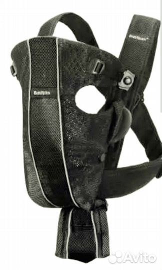 Рюкзак-кенгуру BabyBjorn черный Mesh Original