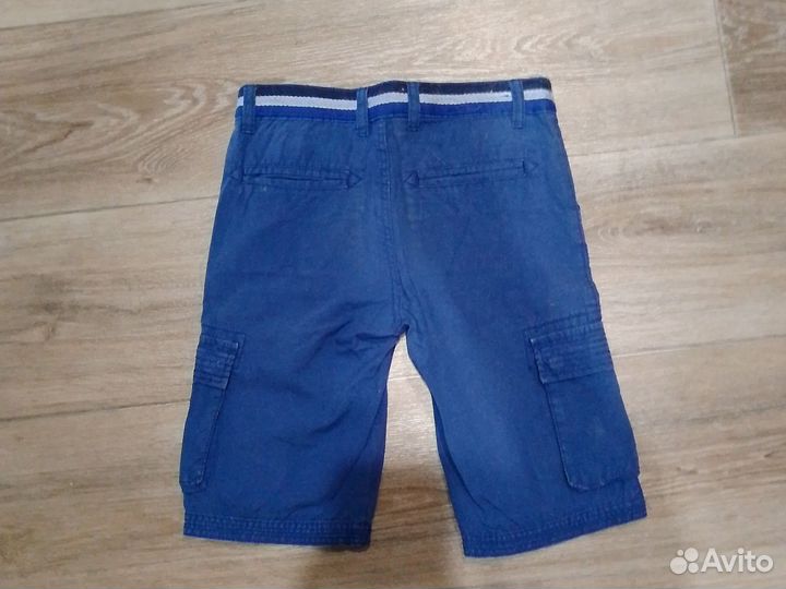 Шорты для мальчика 128 синии