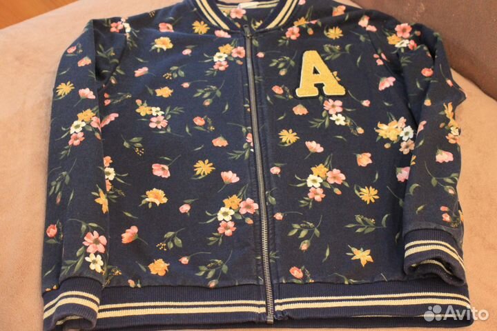 Кофта бомбер для девочки Зара zara 152