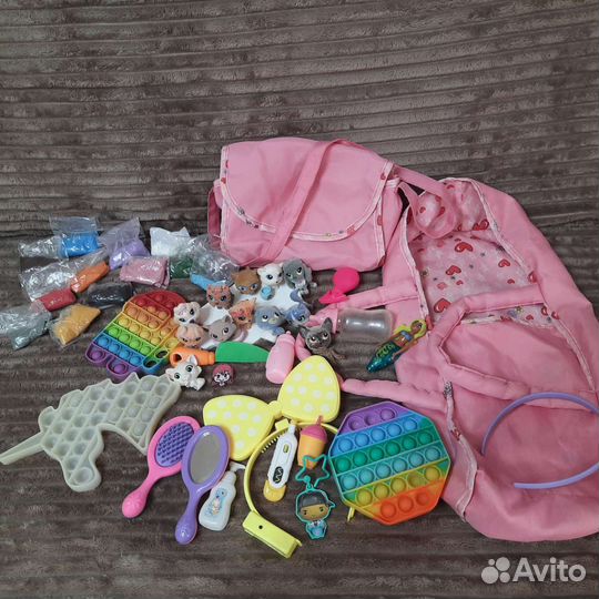 Игрушки пакетом для девочки