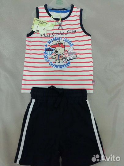 Вещи на мальчика футболка+шорты новые