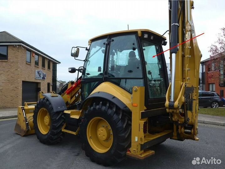 Стекло заднее для погрузчика Caterpillar 434
