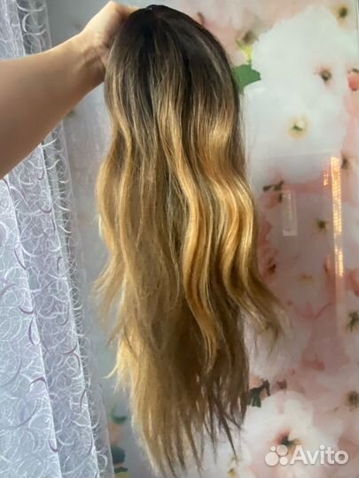 Парик блонд омбре