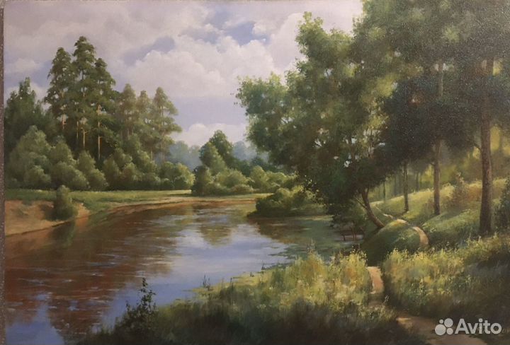 Пейзаж (маслом на холсте)