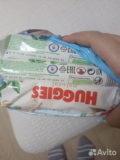 Влажные салфетки huggies